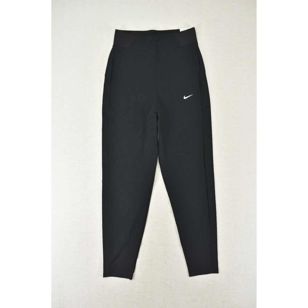Nike Womens XS Black Dri-FIT High Rise Tapered Running Pants Joggers NWT